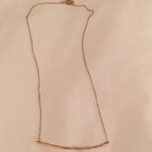 Gorjana gold bar necklace